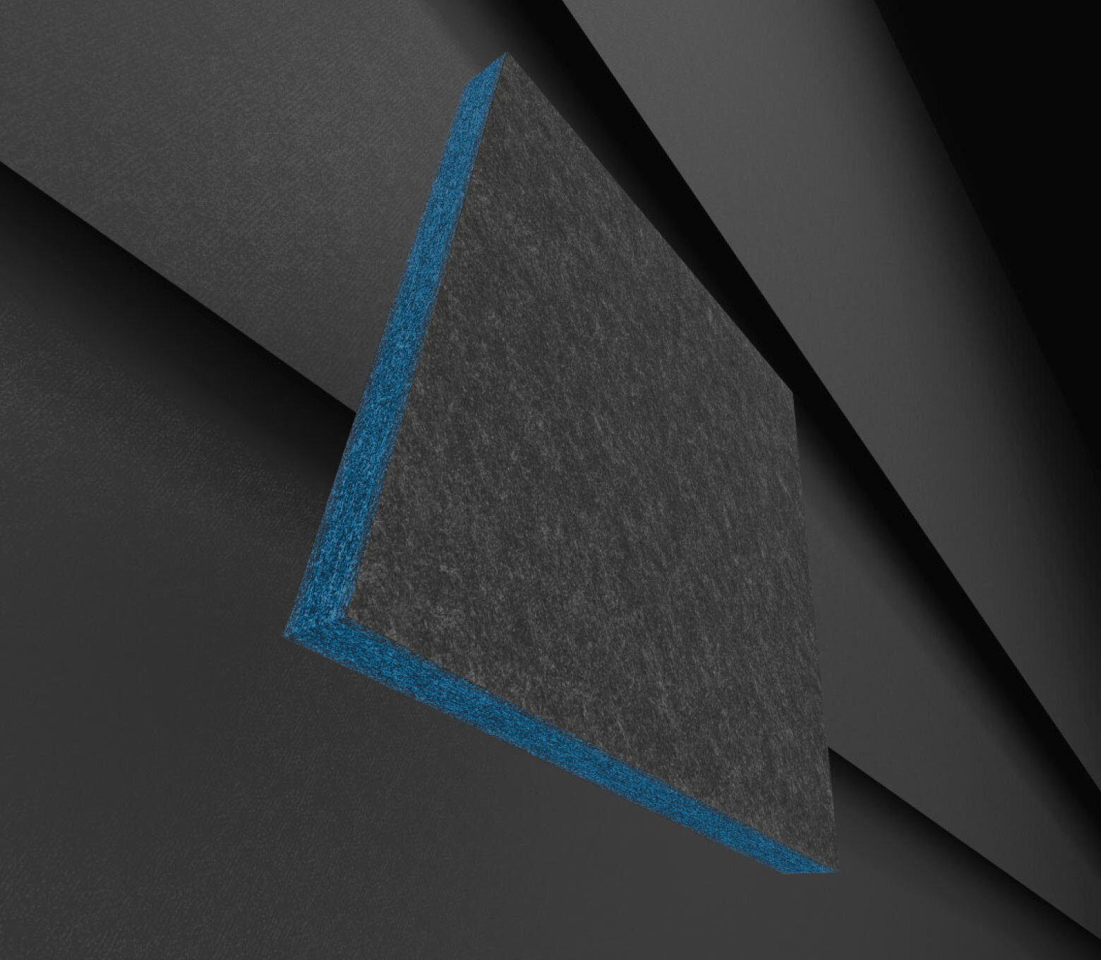 "blaue" Kante zeigen mit bluefiber
